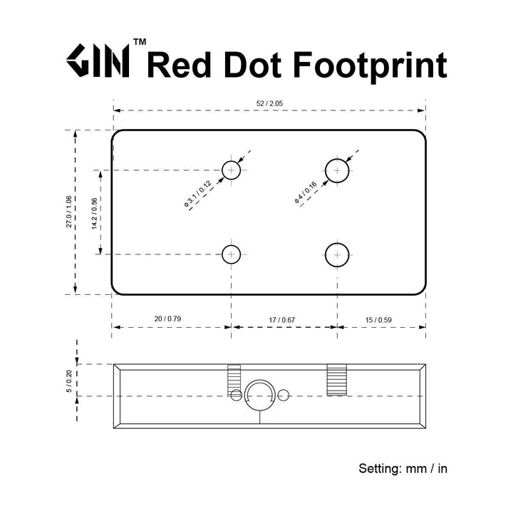 Vector Optics VAS™ GIN Footprint Adapter - Bang Bang Airsoft