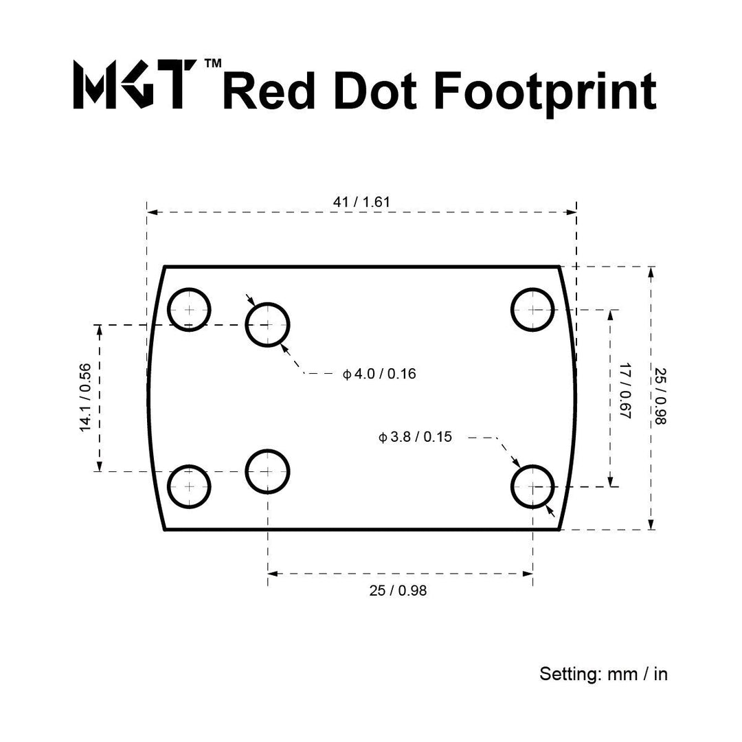 Vector Optics VAS™ MGT Footprint Adapter - Bang Bang Airsoft