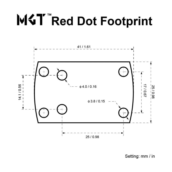 Vector Optics VAS™ MGT Footprint Adapter - Bang Bang Airsoft