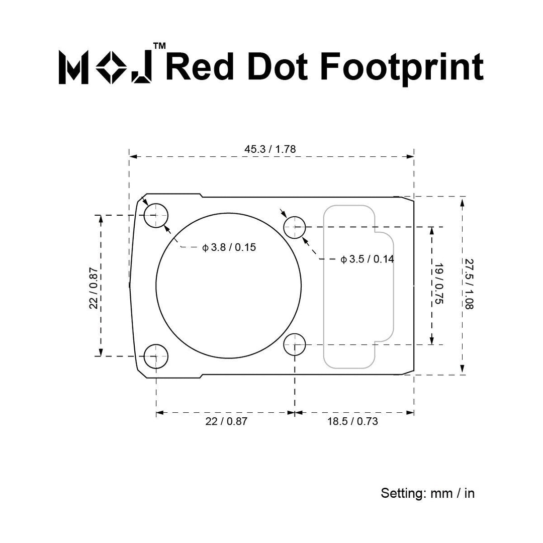 Vector Optics VAS™ MOJ Footprint Adapter - Bang Bang Airsoft