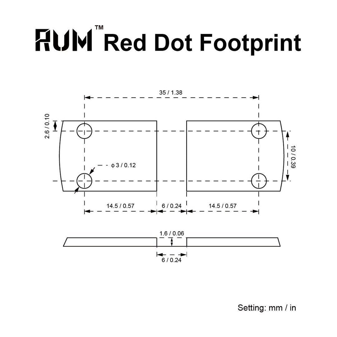 Vector Optics VAS™ RUM Footprint Adapter - Bang Bang Airsoft