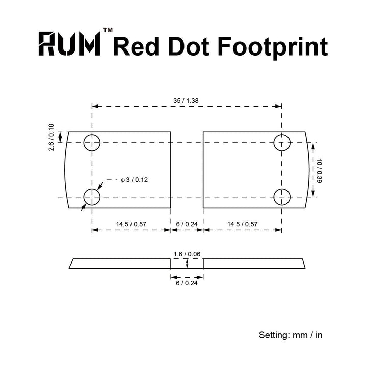 Vector Optics VAS™ RUM Footprint Adapter - Bang Bang Airsoft