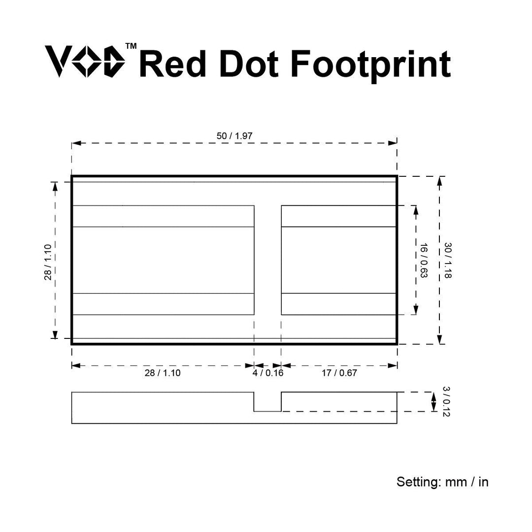 Vector Optics VAS™ VOD Footprint Adapter - Bang Bang Airsoft