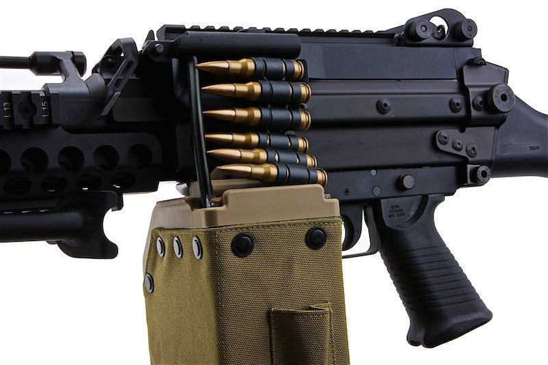 VFC FN MK48 MOD 1 Airsoft AEG Machine Gun - Black - Bang Bang Airsoft