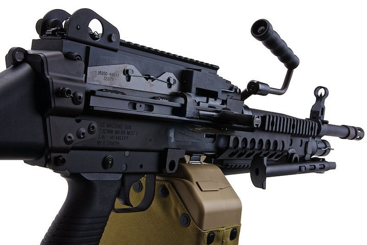 VFC FN MK48 MOD 1 Airsoft AEG Machine Gun - Black - Bang Bang Airsoft