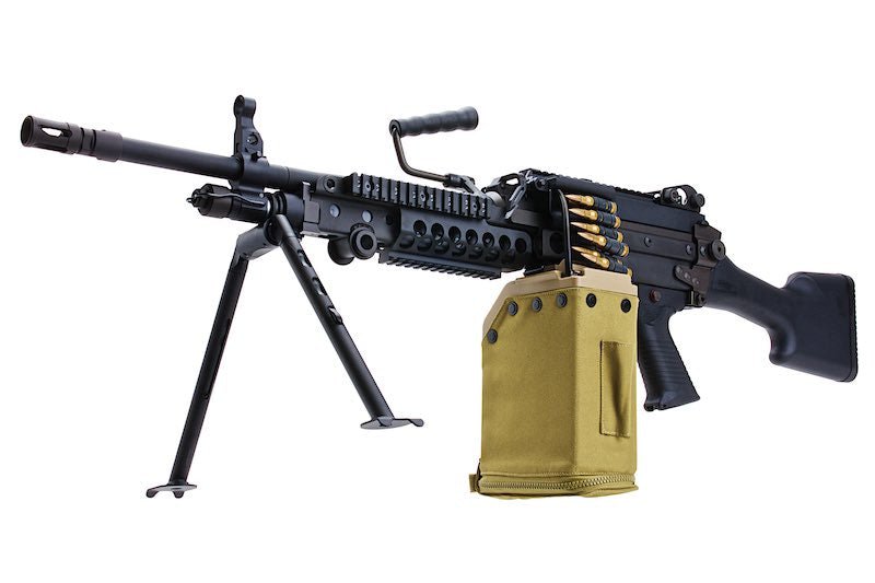 VFC FN MK48 MOD 1 Airsoft AEG Machine Gun - Black - Bang Bang Airsoft