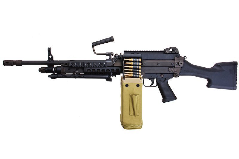 VFC FN MK48 MOD 1 Airsoft AEG Machine Gun - Black - Bang Bang Airsoft