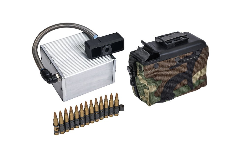 VFC M249 GBB 100rds Cartridge Pouch Style Gas Supply Module (Woodland) - Bang Bang Airsoft