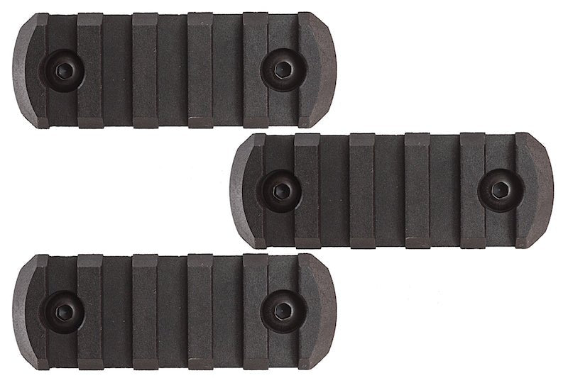 VFC QRS M - LOK Rail Section (5 Slot / BK) 3pcs / set - Bang Bang Airsoft