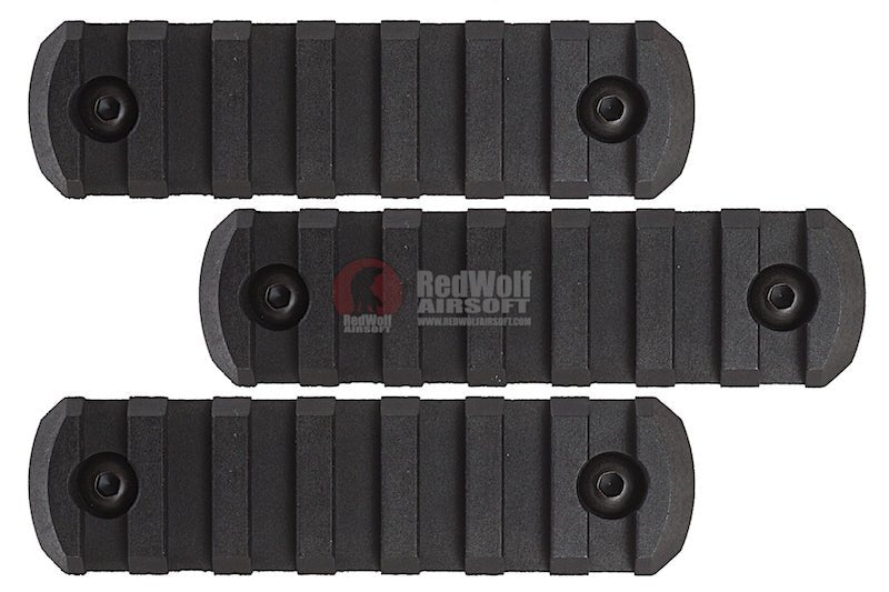 VFC QRS MLOK Rail Section (7 Slot / BK) 3pcs / set - Bang Bang Airsoft