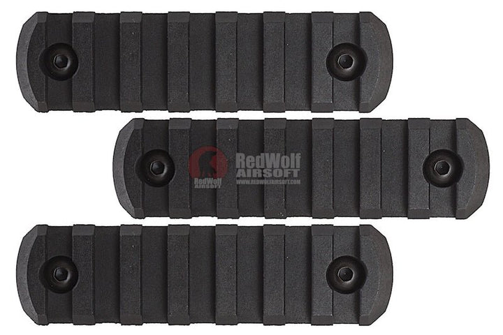 VFC QRS MLOK Rail Section (7 Slot / BK) 3pcs / set - Bang Bang Airsoft