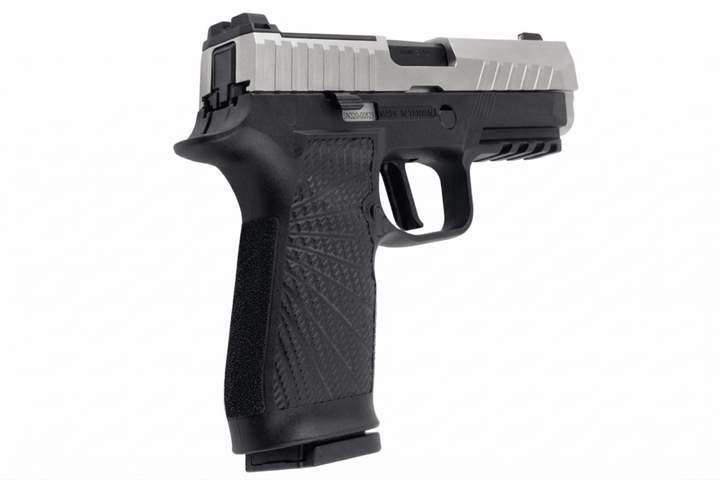 VFC Stark ArmsSA320 Airsoft GBB Pistol - Silver / Black Two Tone - Bang Bang Airsoft