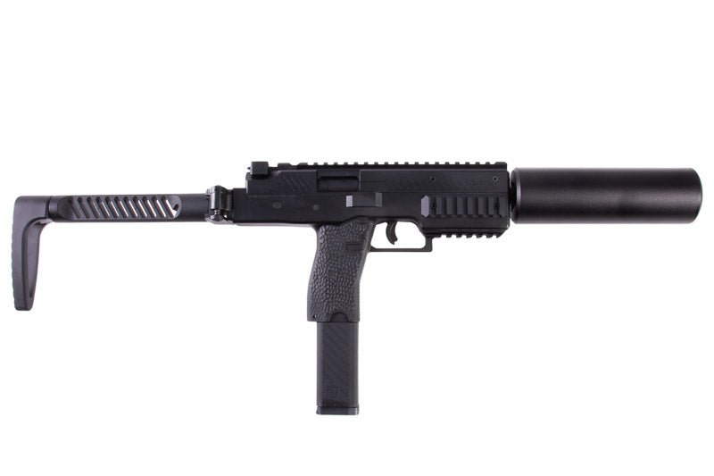 Vorsk VMP - 1 GBB SMG with 2 Magazines & Suppressor - Black - Bang Bang Airsoft
