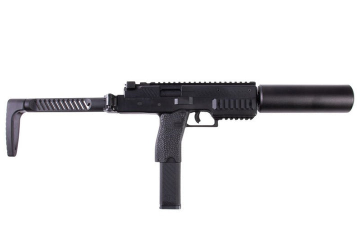 Vorsk VMP - 1 GBB SMG with 2 Magazines & Suppressor - Black - Bang Bang Airsoft