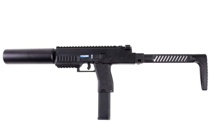 Vorsk VMP - 1 GBB SMG with 2 Magazines & Suppressor - Black - Bang Bang Airsoft