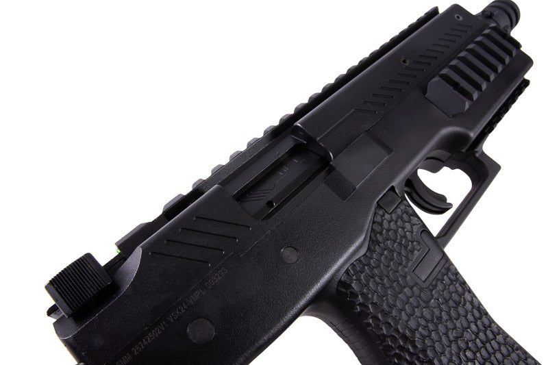 Vorsk VMP - 1 GBB SMG with 2 Magazines & Suppressor - Black - Bang Bang Airsoft