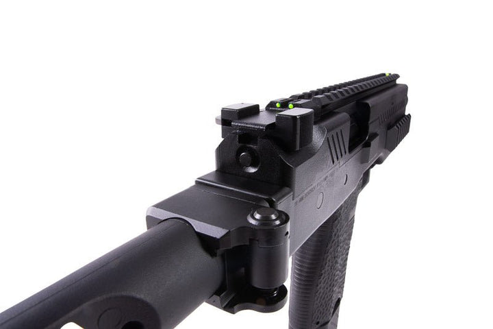 Vorsk VMP - 1 GBB SMG with 2 Magazines & Suppressor - Black - Bang Bang Airsoft