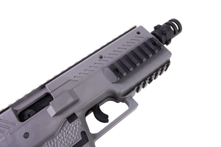 Vorsk VMP - 1 GBB SMG with 2 Magazines & Suppressor - Grey - Bang Bang Airsoft