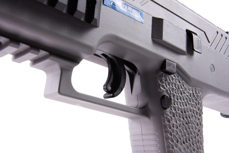 Vorsk VMP - 1 GBB SMG with 2 Magazines & Suppressor - Grey - Bang Bang Airsoft