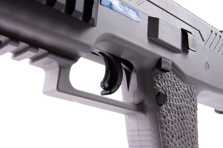 Vorsk VMP - 1 GBB SMG with 2 Magazines & Suppressor - Grey - Bang Bang Airsoft