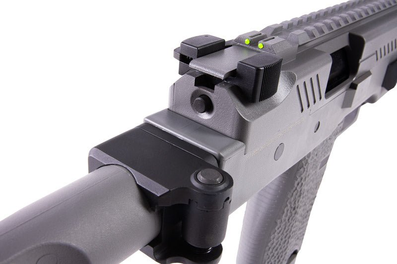 Vorsk VMP - 1 GBB SMG with 2 Magazines & Suppressor - Grey - Bang Bang Airsoft