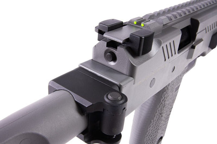 Vorsk VMP - 1 GBB SMG with 2 Magazines & Suppressor - Grey - Bang Bang Airsoft