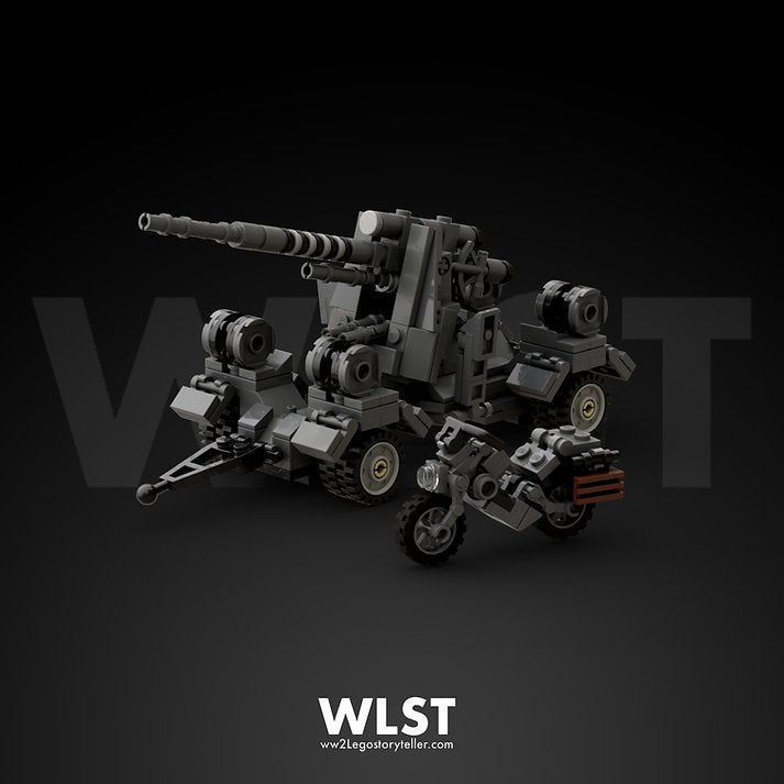 WLST 88mm Flak 36 Gun Brick Model Set - Bang Bang Airsoft