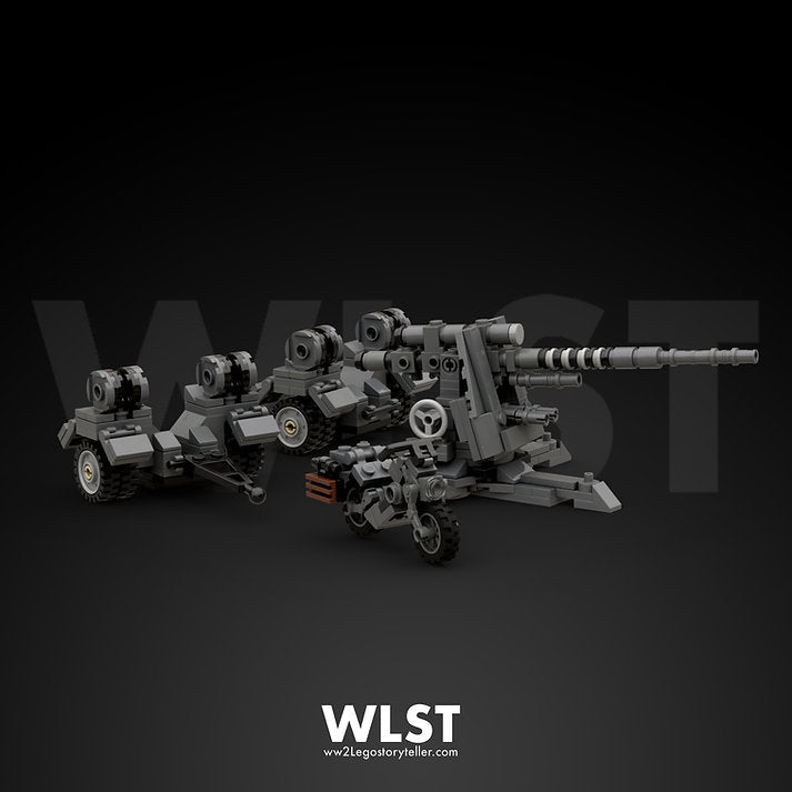 WLST 88mm Flak 36 Gun Brick Model Set - Bang Bang Airsoft