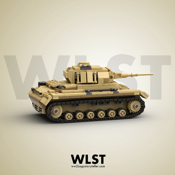 WLST PANZER 3 Ausf.J Afrika Korps. Brick Model Set - Bang Bang Airsoft