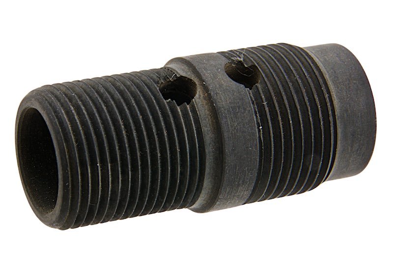 Z - Parts Flash Hider Adapter for Z - Parts Outer Barrels (1/2 inch CW, Steel, Black) - Bang Bang Airsoft