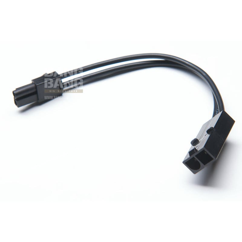 10cm small male Tamiya RC connector to large female cable - Bang Bang Airsoft