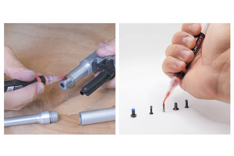 4UANTUM LOCK Thread Adhesive Pen (Permanent) - Red - Bang Bang Airsoft