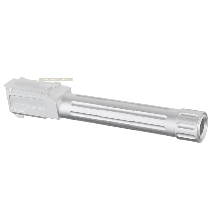 5KU 9INE Threaded Barrel (14mm CCW) for Tokyo Marui G19 GBB - Silver - Bang Bang Airsoft