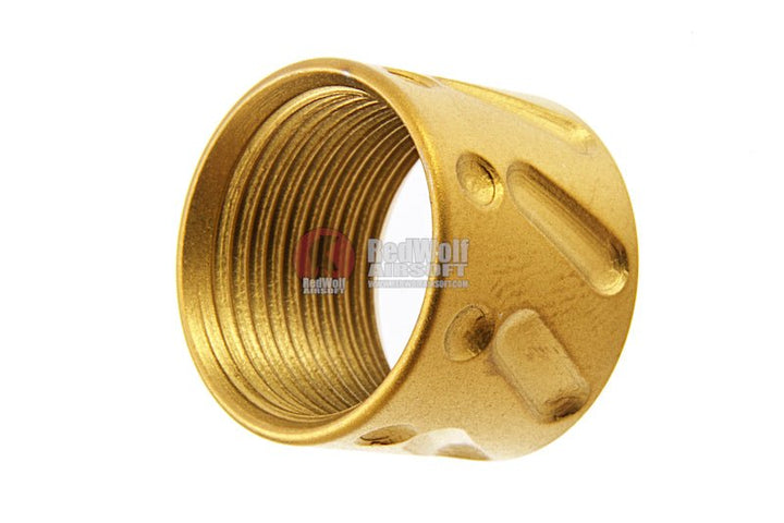 5KU Knurled Thread Protector - 14mm CCW - Gold - Bang Bang Airsoft