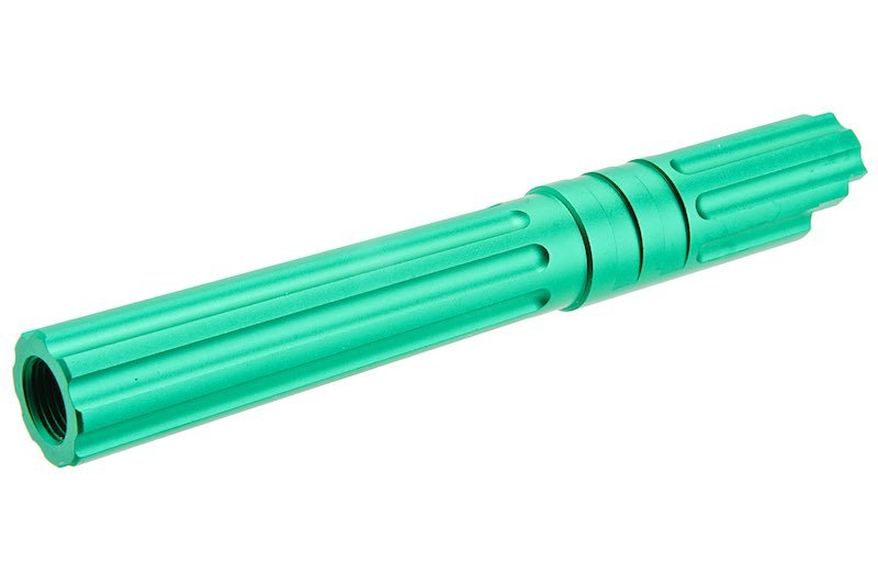5KU Tokyo Marui Hi Capa 5.1 GBB Outer Barrel (Type 1, M11CW, Aluminum, Green) - Bang Bang Airsoft