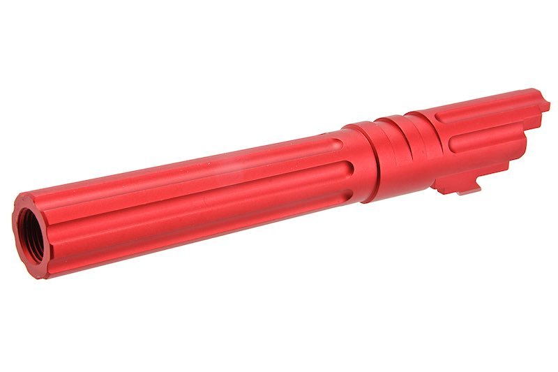 5KU Tokyo Marui Hi Capa 5.1 GBB Outer Barrel (Type 1, M11CW, Aluminum, Red) - Bang Bang Airsoft