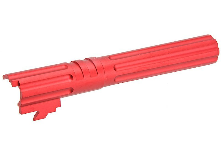 5KU Tokyo Marui Hi Capa 5.1 GBB Outer Barrel (Type 1, M11CW, Aluminum, Red) - Bang Bang Airsoft