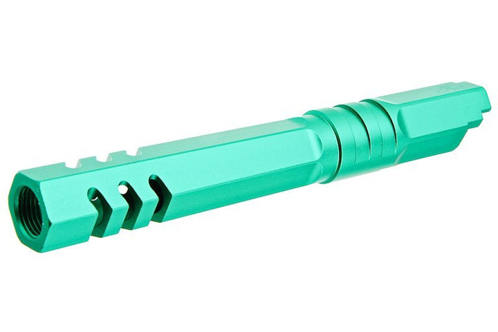 5KU Tokyo Marui Hi Capa 5.1 GBB Outer Barrel (Type 2, M11CW, Aluminum, Green) - Bang Bang Airsoft