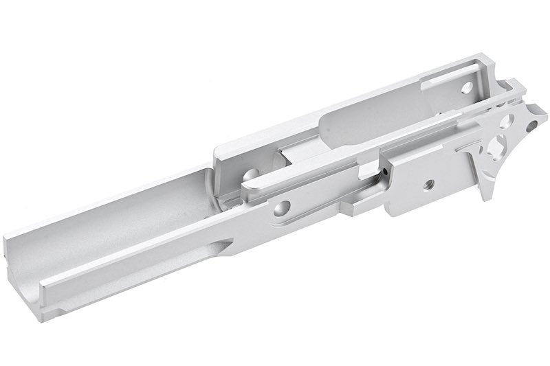 5KU Tokyo Marui Hi Capa GBB Aluminum Frame (3.9 inch Type 3, Blank) - Silver - Bang Bang Airsoft