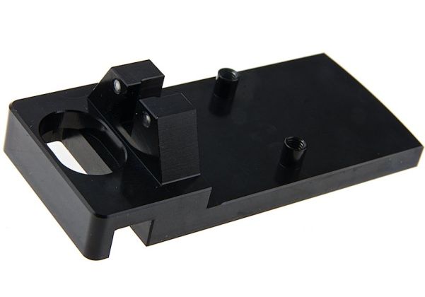 Bow Master CNC 6061-T6 Aluminum RMR Mount With Night Sight for VFC MP5/G3 GBB & TM MP5A5 Next Gen. AEG