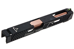 EMG TTI Combat Master G34 Slide Kit for VFC Glock 17 Gen 5 GBB Airsoft Pistol - BK