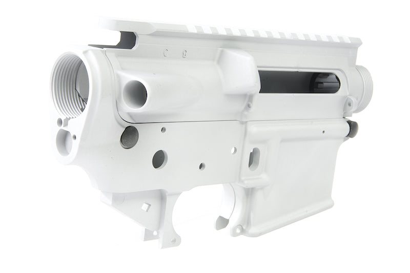 Guns Modify Tokyo Marui MWS GBBR Receiver Set (CNC Aluminum Non Coating Version) - Blank Marking V1