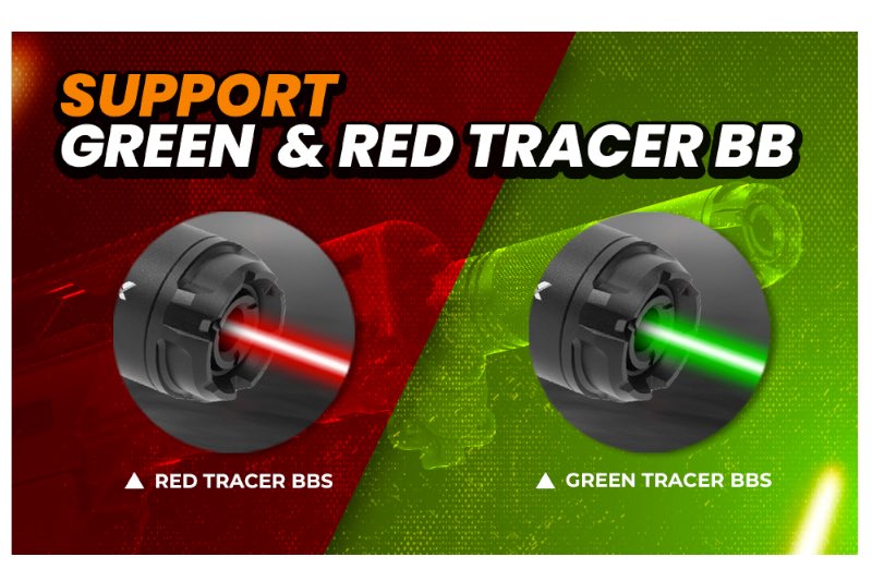 ACETECH Predator X Tracer Unit - BK (AT2000R Tracer Module, M14CCW, Compatible with Green & Red bbs)