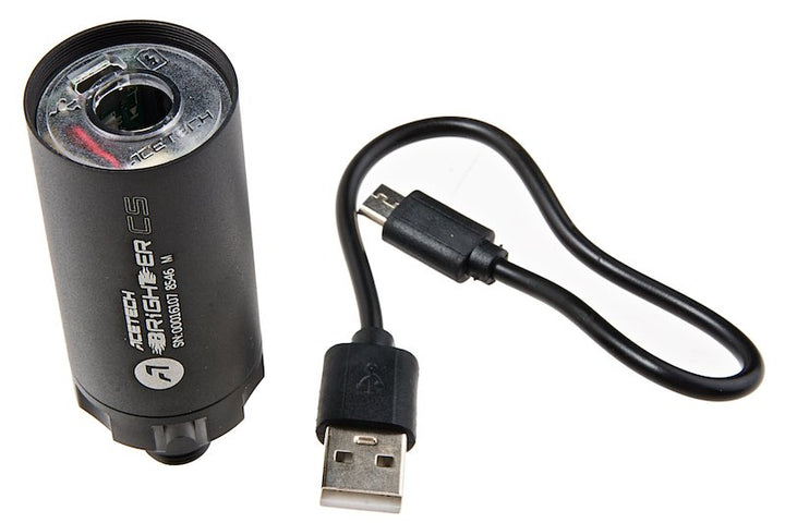 M11 CW 어댑터 및 마이크로 USB 충전 케이블이있는 Acetech Brighter CS 추적기 단위 (M14CCW)