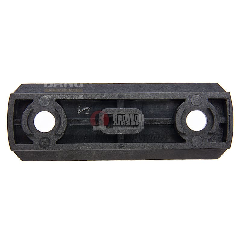 AABB M - LOK Nylon Picatinny Rail Sections 5 Slots - Black - Bang Bang Airsoft