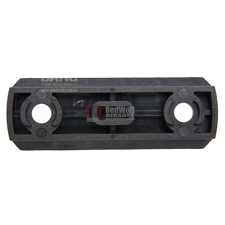 AABB M - LOK Nylon Picatinny Rail Sections 5 Slots - Black - Bang Bang Airsoft