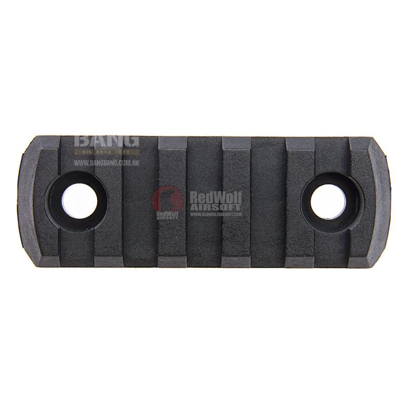 AABB M - LOK Nylon Picatinny Rail Sections 5 Slots - Black - Bang Bang Airsoft