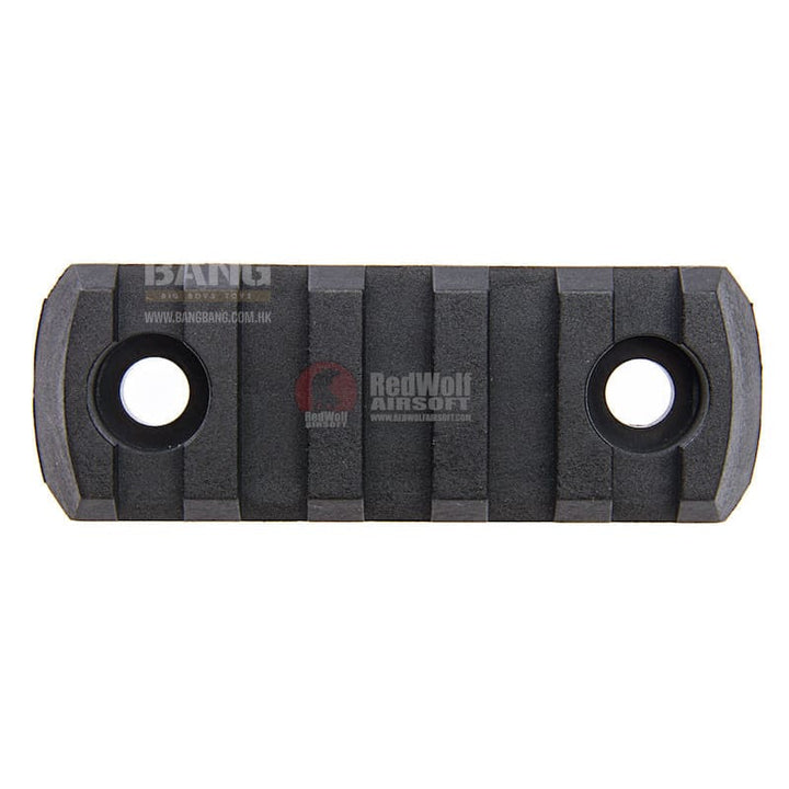 AABB M - LOK Nylon Picatinny Rail Sections 5 Slots - Black - Bang Bang Airsoft