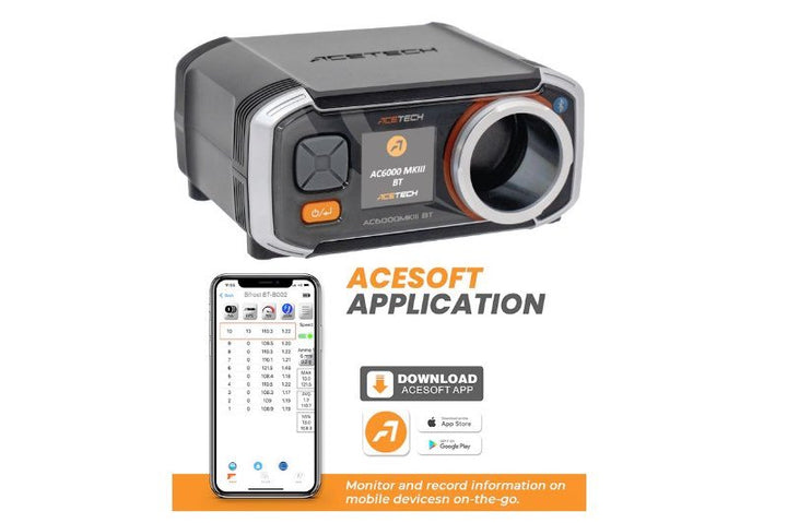 ACETECH AC6000 MKIII BT Chronograph (Exclusive) (MK3 APP Bluetooth Version & Aluminum Shooting Tube) - Bang Bang Airsoft