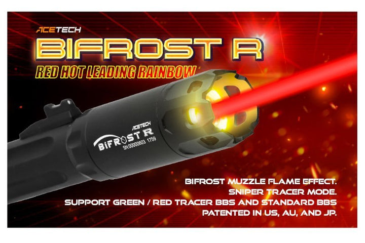 ACETECH Bifrost R Tracer Unit - Black (M14CCW) (Compatible with Green & Red bbs) - Bang Bang Airsoft